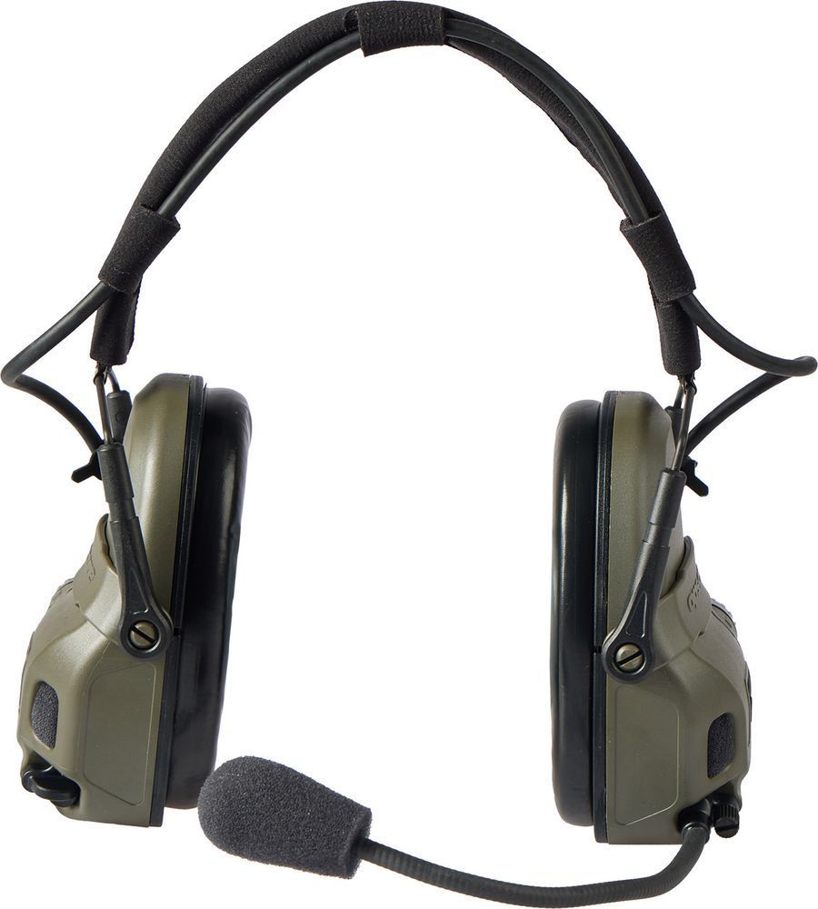 Активні навушники Ops-Core AMP Communication Headset-Connectorized. NFMI. Верхній тримач. Ranger Green
