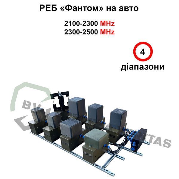 Купольний РЕБ на авто &laquo;Фантом&raquo; на 4 діапазона (2100-2500МГц)