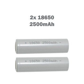 АКБ 18650 2500 mAh для окулярів та для пульта (2 шт)