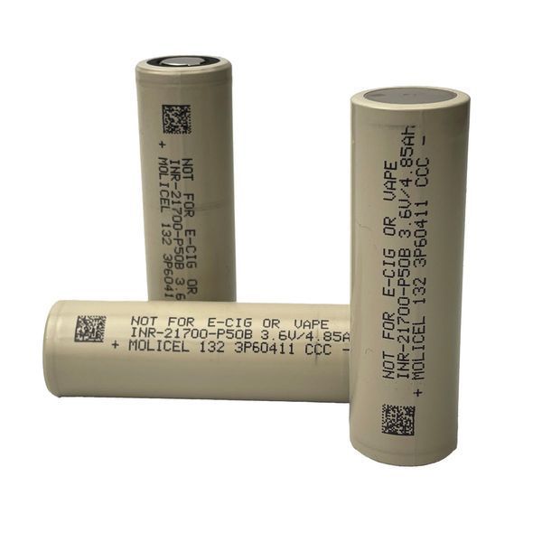 Акумуляторна батарея Molicel 21700 INR-P50B 5000 mAh 60A Li-ion