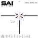Приціл оптичний SAI 1-6x24 сітка MIL-A RAF. Black