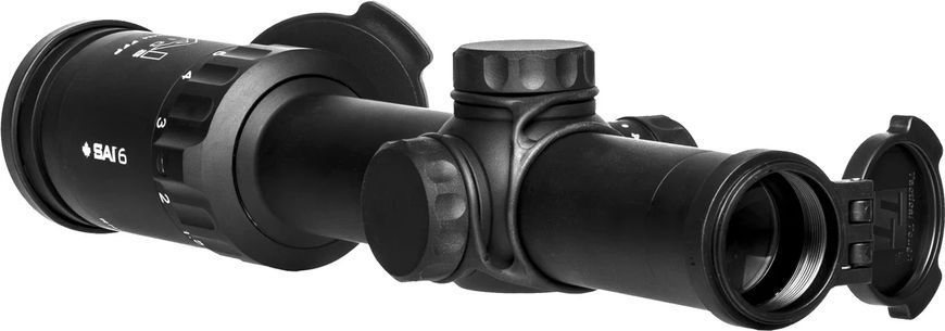 Приціл оптичний SAI 1-6x24 сітка MIL-A RAF. Black