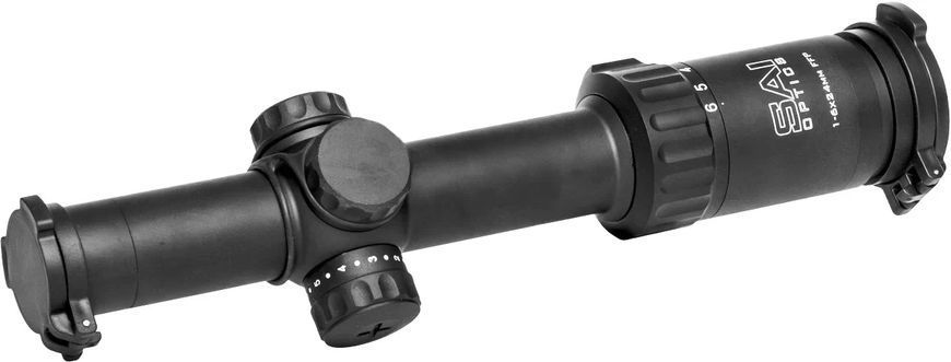 Приціл оптичний SAI 1-6x24 сітка MIL-A RAF. Black