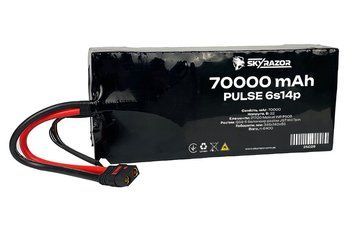 Акумуляторна батарея Skyrazor PULSE 6S14P 70000 mAh для важких БПЛА Vampire / &laquo;Баба Яга&raquo; (21700 Molicel INR P50B, 6AWG, QS8-S F)