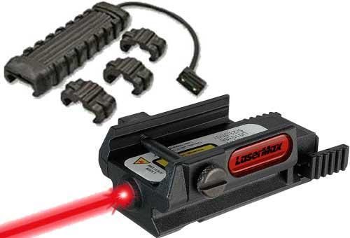 Набір LaserMax Uni-Max-RVP (цілювач Uni-Max червоний + пульт д/у + платформа + кріплення) на планку