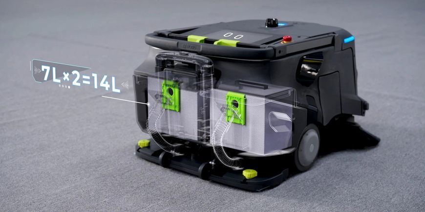 Інтелектуальний робот для сухого прибирання PUDU MT1-Vac (4-в-1)