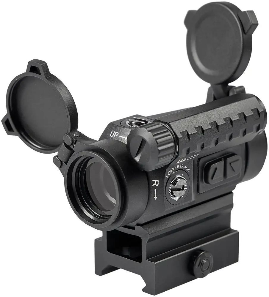 Прилад коліматорний MAKdot S 1х20 з точкою 2 MOA. Weaver/Picatinny