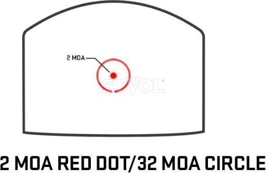 Приціл коліматорний Sig Optics ROMEO-X ENCLOSED COMPACT FOOTPRINT, 2 MOA DOT&32 MOA CIRCLE, BLACK