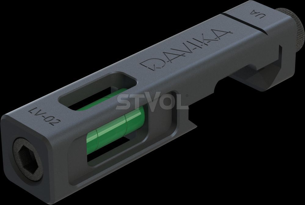 LV-02 рівень для планки Пікатінні з виносом DAVIKA